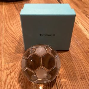 Tiffany & Co. Soccer Ball Paper Weight